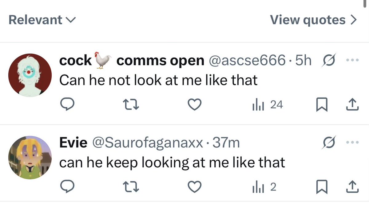 The only appropriate reactions to secco