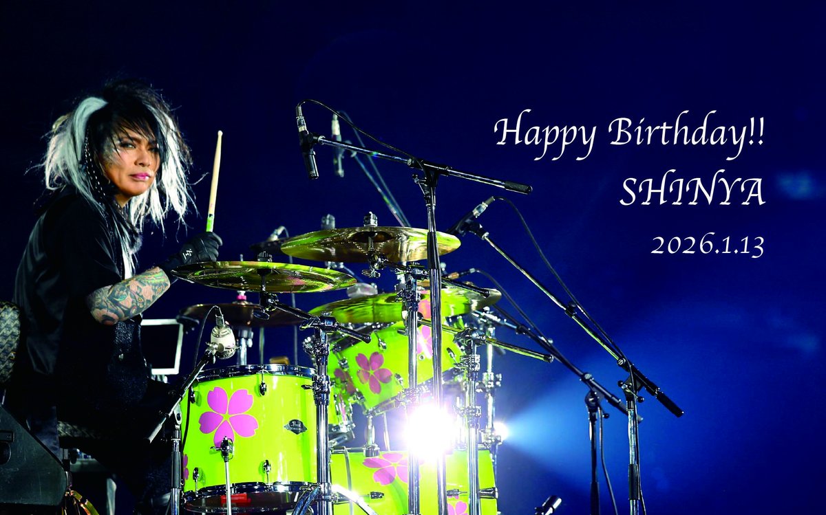 Shinya_STAFF's tweet image. Happy Birthday!! SHINYA.
Wishing you more and more happiness!!

#真矢
#LUNASEA
#happybithday