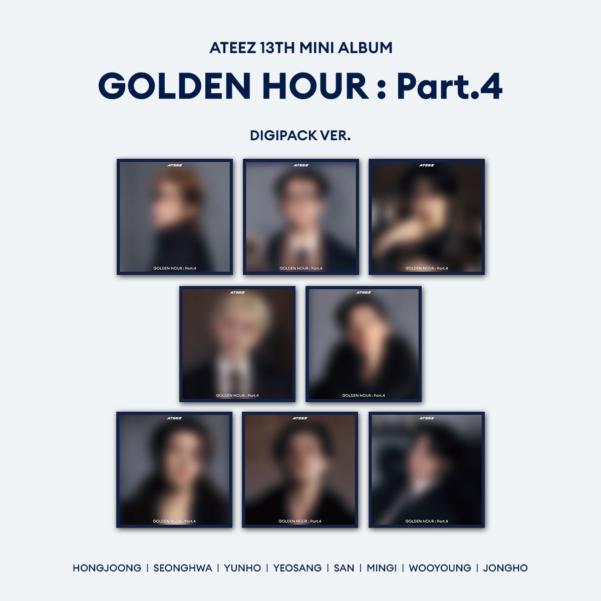 [📢] ATEEZ - 13TH MINI ALBUM [GOLDEN HOUR : Part.4] 日本公式輸入盤販売決定！

詳細はこちら
ateez-official.jp/contents/10341…

#ATEEZ #에이티즈 #エイティーズ 
#GOLDENHOUR #GOLDENHOUR_Part4