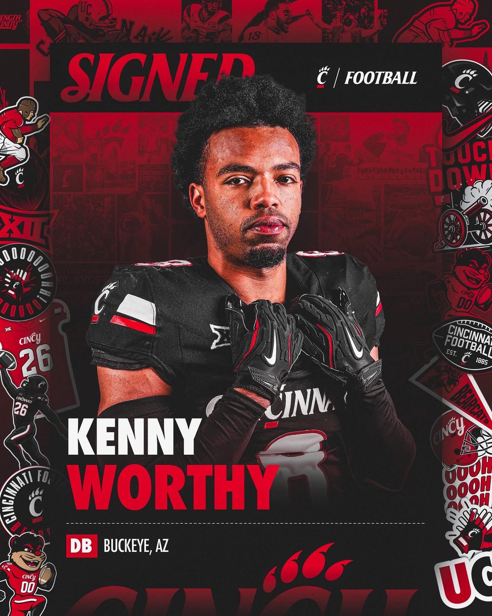 Cincinnati 🏈 got a 🔒⬇️ DB!

Congratulations cousin! <a href="/kennyworthy2/">KENNY WORTHY III</a> 

✊🏽🔥