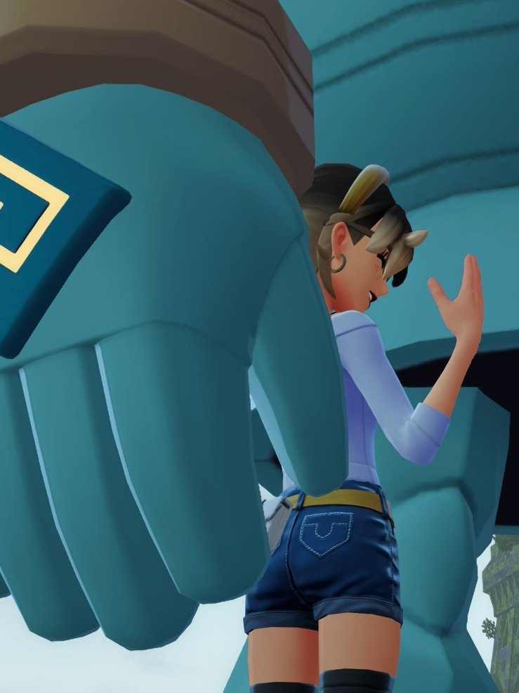 victryena's tweet image. golurk and the baddie he pulled for being a 9'0" 725lbs ground/ghost automaton