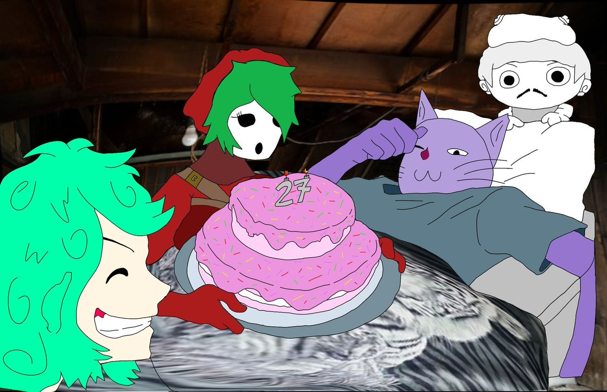 SweetMask12's tweet image. Hoy es mi pumpe añitos (curi hecho por mi Botqueen)