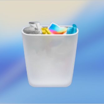 felsoncoded's tweet image. Whoever designed the trash can icon for the macOS Tahoe thought they were designing a trash can for a small studio apartment and not for a computer.   

Why so narrow?