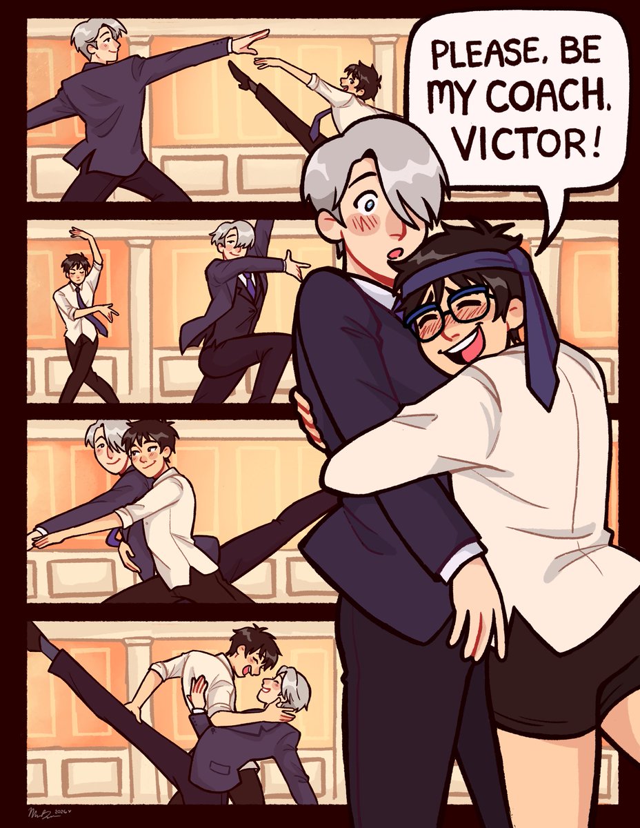 joecherris's tweet image. starting the year off with yuri on ice bc this is the year this happens to me
#yurionice #victuuri