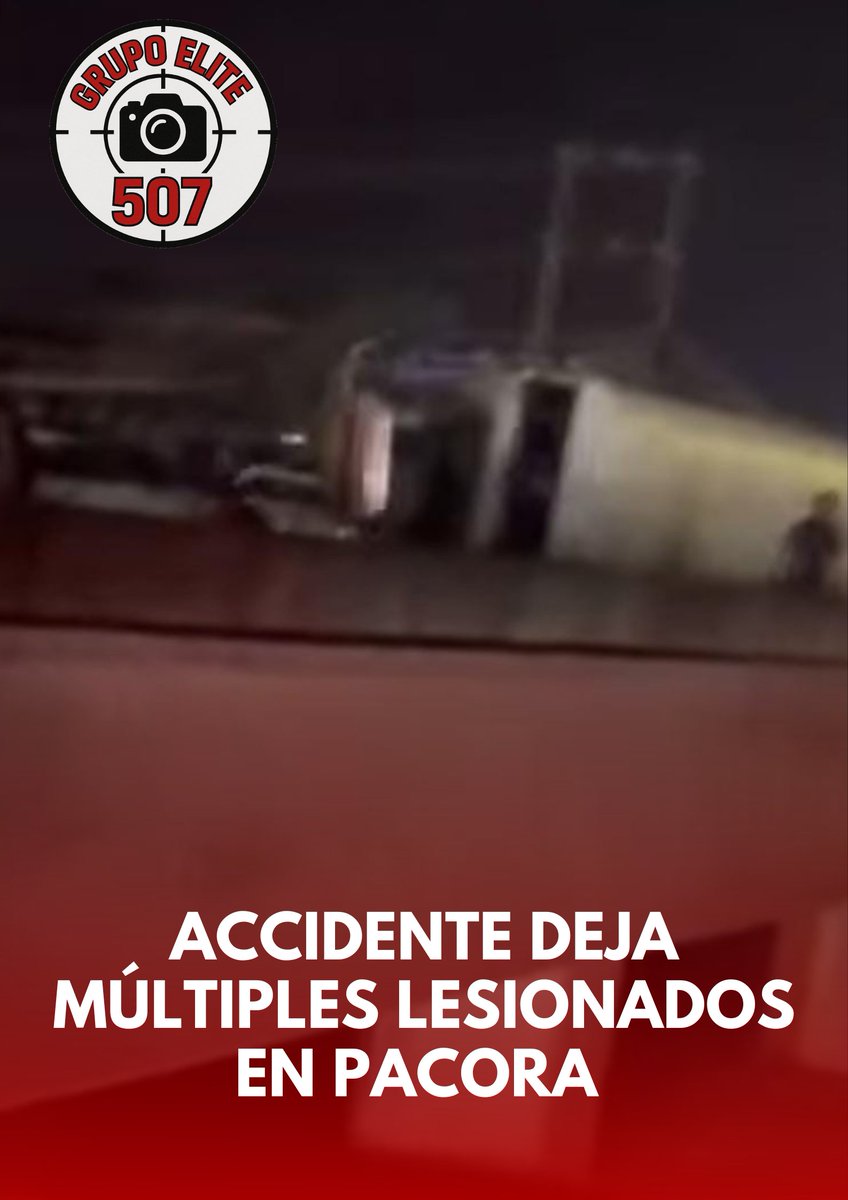 Bus con pasajeros se vuelca en la vía hacia Panamá Este 

Fuerte accidente sobre el puente del río Pacora deja múltiples heridos.

Bomberos atienden a los heridos