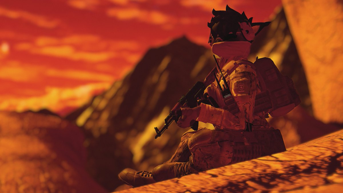 TechGArmory's tweet image. Desert deployment
#VRChatPhotography