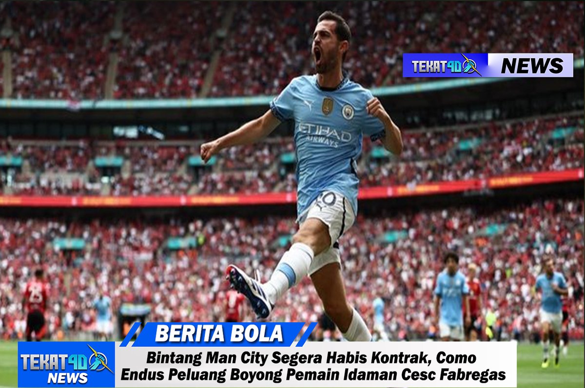 Tekat4D's tweet photo. Bintang Man City Segera Habis Kontrak, Como Endus Peluang Boyong Pemain Idaman Cesc Fabregas
https://t.co/iG7olH01xo https://t.co/5JJlSWzcp6