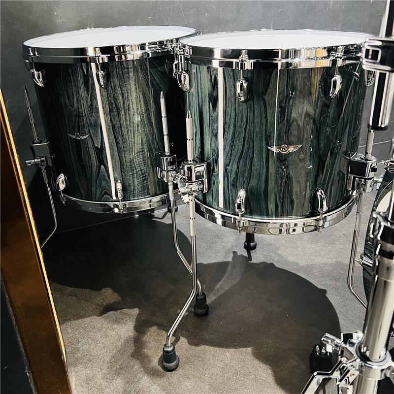 STAR Walnut 6pc Drum Kit [22BD,16&14FT,12&10&8TT] -Light Indigo