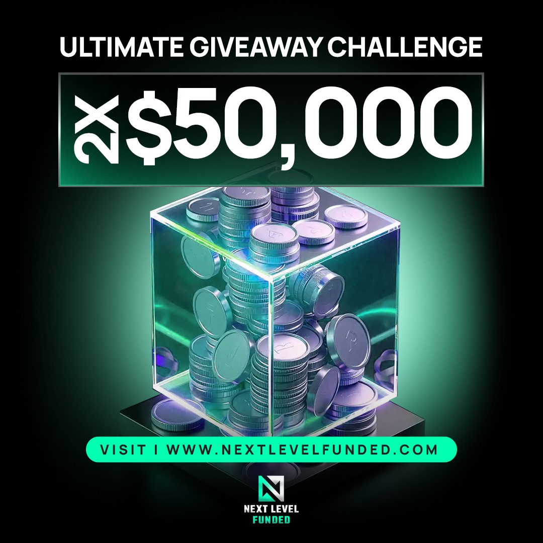 NextLvlFunded's tweet image. 🔥$100k Account Giveaway!🔥

How to Enter: 
1. Follow @NextLvlFunded &amp;amp; @SpencerNLF 
2. Join the NLF Discord! discord.gg/PJ5bbG9zZs
3. Comment '$50k' on our Pinned Post 

Giveaway ending in 72-Hours!
