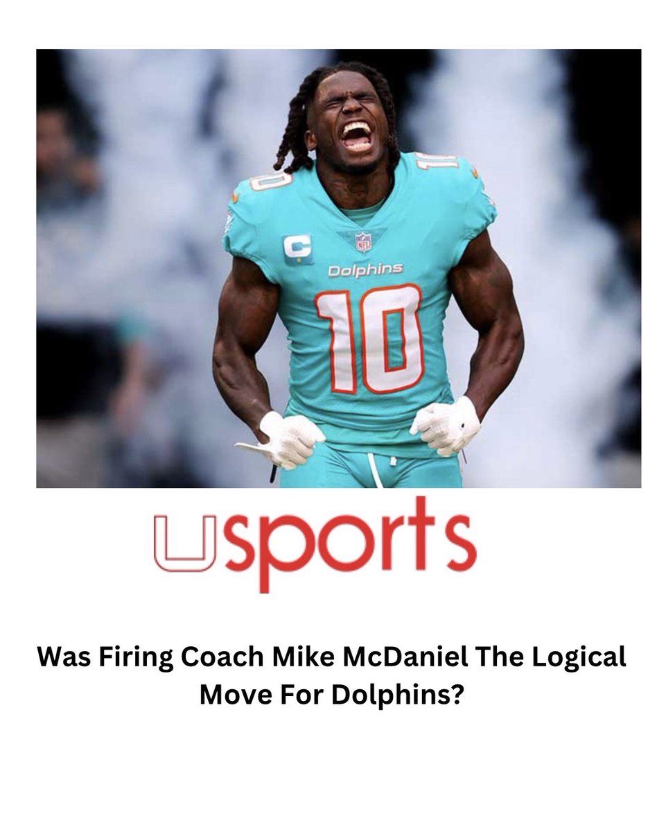 usportsnow's tweet image. Was Firing Coach Mike McDaniel The Logical Move For The Dolphins?

#NFL #MiamiDolphins #SportsDebate

Follow @usports for the best viral sports news &amp;amp; analysis

Read More: usports.org/was-firing-coa…