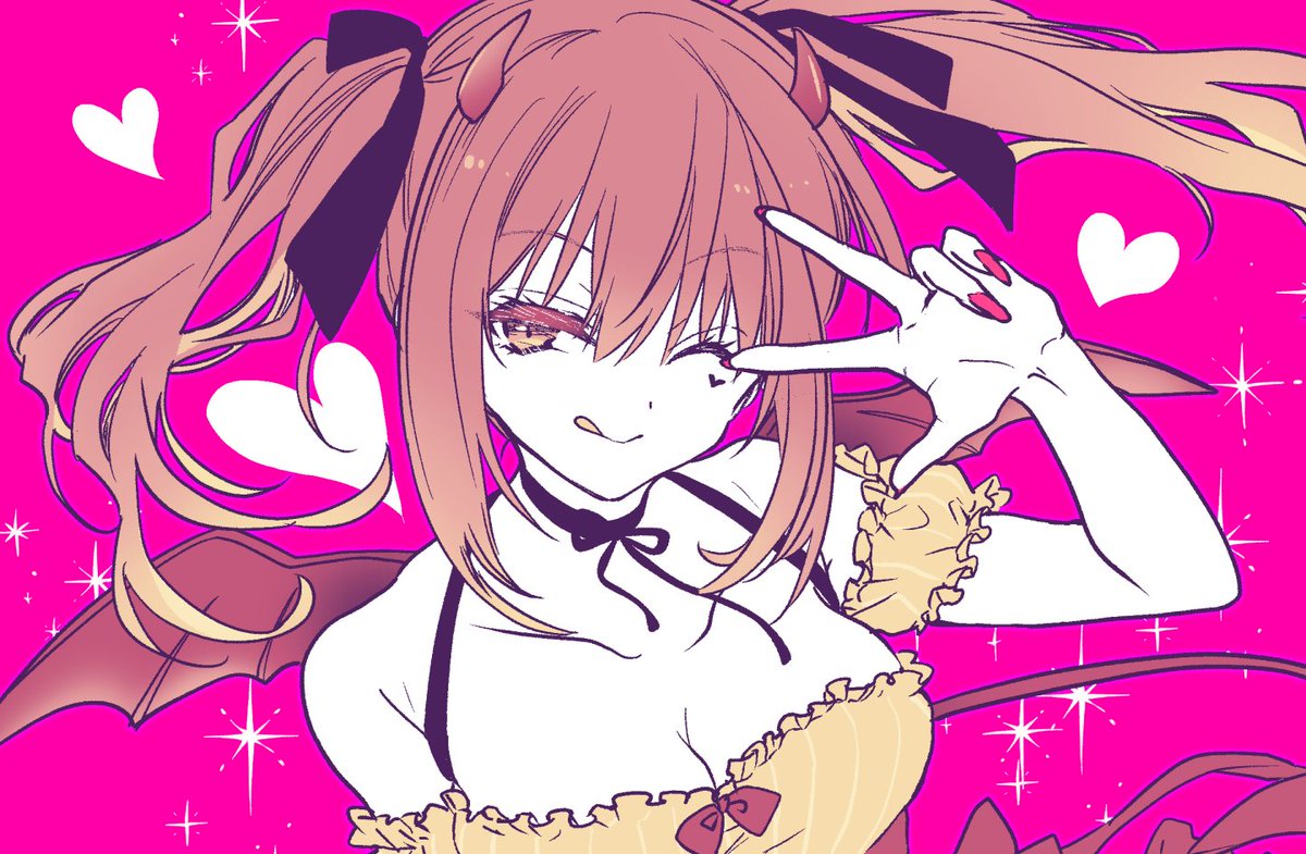 komadahachi's tweet image. 来月号に載る予定の小悪魔