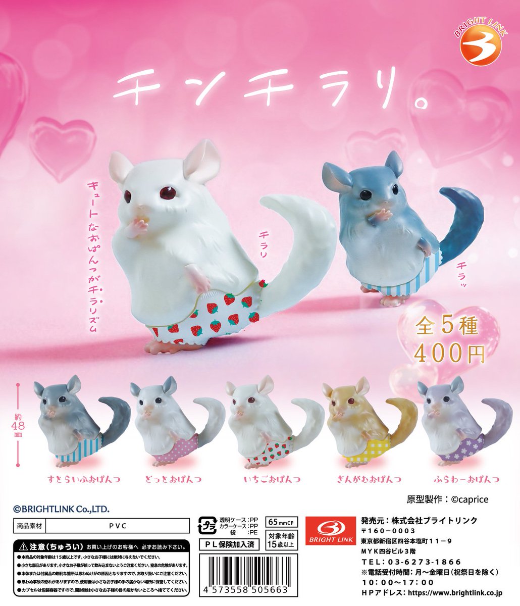 もうすぐ／ 1月発売予定商品⑧ 【チンチラリ。】 🐭🩲「恥ずかしいで
