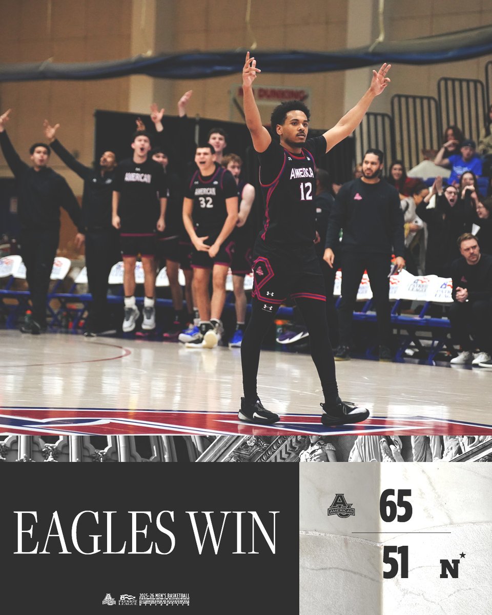 American U. Men's Basketball tweet media