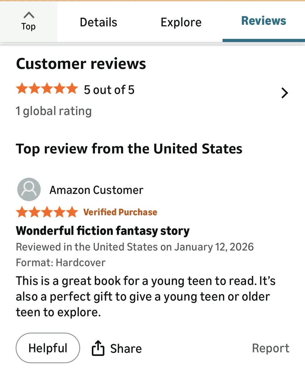 McrimmonErik's tweet photo. First Book Review on Amazon #author #Amazon #BookReview #AuthorsOfTwitter #writerscommunity #elementdrive #BooksWorthReading https://t.co/qpd7vsfL6v