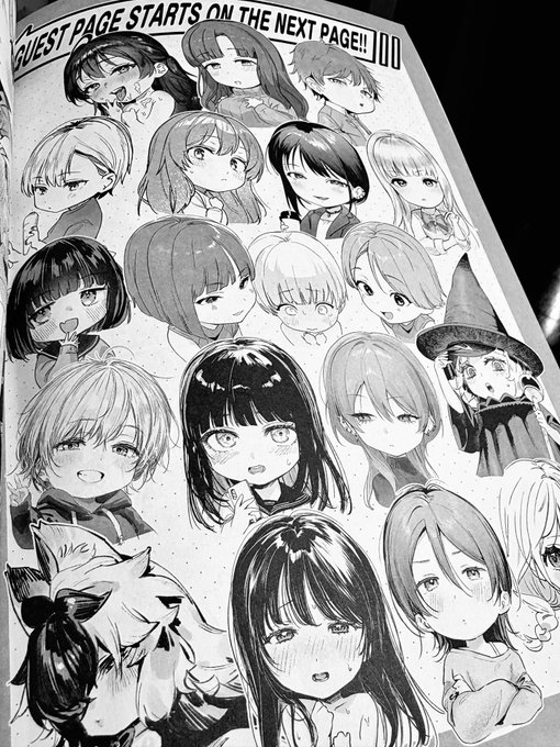 嬉しい。。(T . T)ゲストページの扉絵は前作に引き続き私が描いています✍️ 