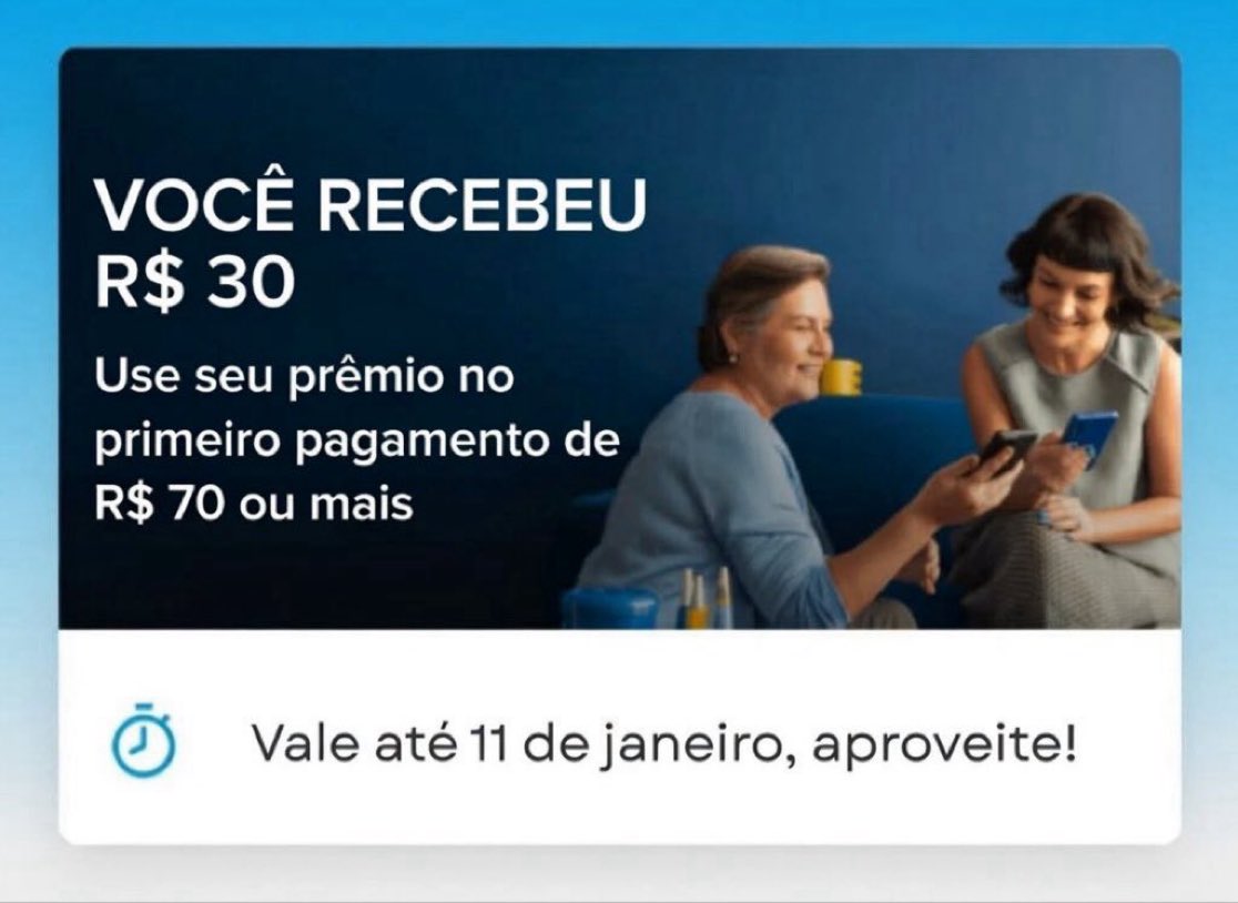 CalangoPromos's tweet image. TEM CUPOM DE R$100 OFF do Mercado Pago para usar no MERCADO LIVRE 😱😱

 R$ 100 OFF no #BBB26
⭐Desconto aqui:
mpago.li/1EBxLG7


Link tutorial:
bit.ly/CupomMrcdoPgo

⚠️ Clique em abrir no navegador. Baixe e pague utilizando o App.
