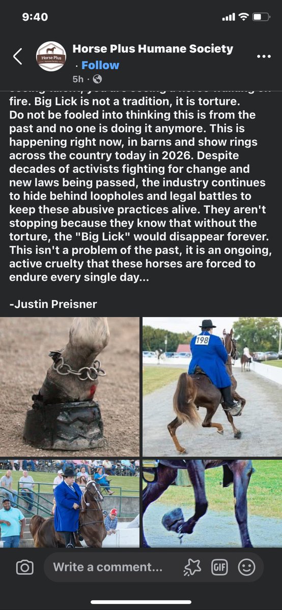 EOTH2022's tweet photo. @RobertKennedyJr  @RepHarshbarger 
Previously wrote to Harshbarger, who wrote back saying it’s okay because it’s “tradition.” This is pure animal abuse! https://t.co/NagtbS0l0Q