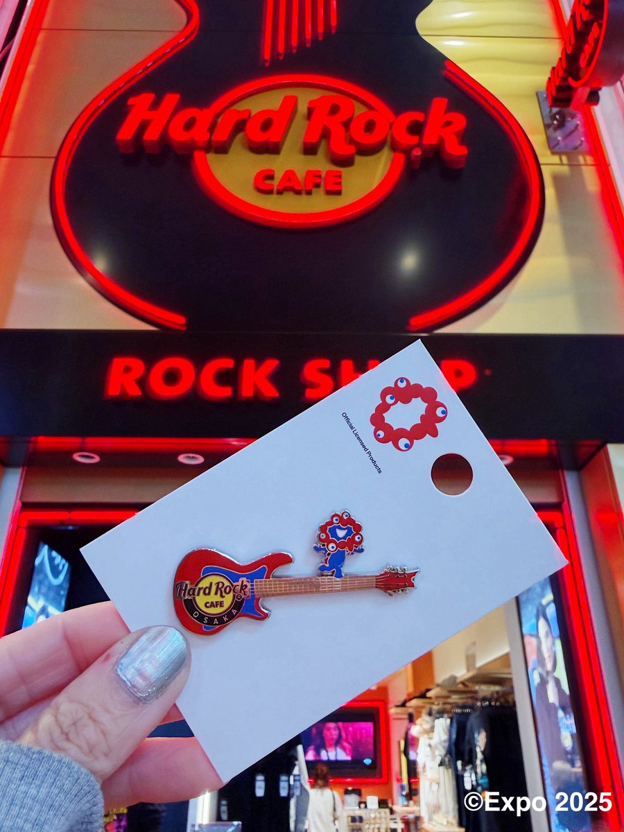 ハードロックカフェ 大阪万博 ミャクミャク コラボ ピンバッジ セット 🎸NEW RELEASE from Rock Shop Osaka Namba Rock by Hard Rock
