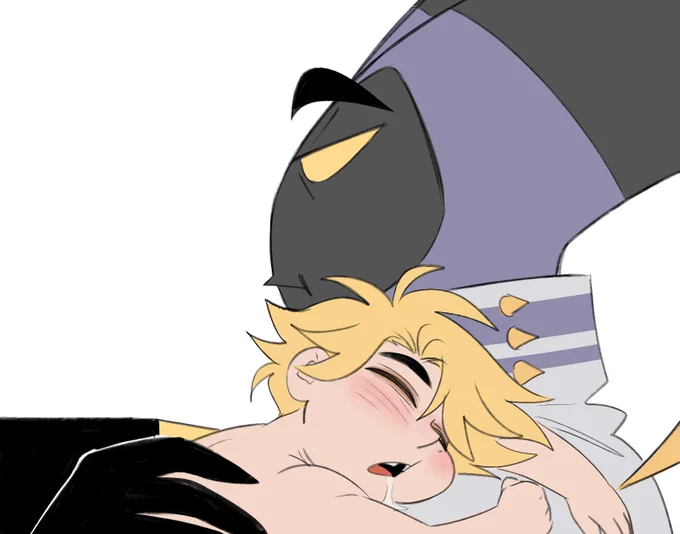 (,,,: (02/02) #HazbinHotelAbel #HazbinHotelAdam