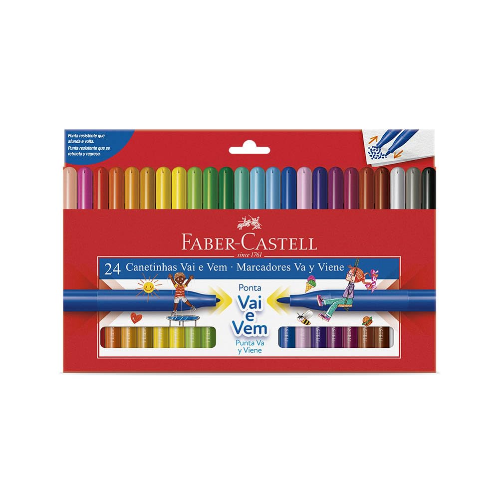 reviewProdutosO's tweet photo. ⚡ Canetinha Vai e Vem 24 Cores, Faber-Castell, 15.0124VVZF, Multicor com 40% de desconto!
⚡ ANTES: R$79,00 | AGORA: R$46,64
Economize R$32,36 (40% OFF)
Peça já o seu: https://t.co/ASWHbCOAsD
#CompraEsperta #Promocoes #OfertaImperdivel #ComprarOnline https://t.co/ssb99E5MQj