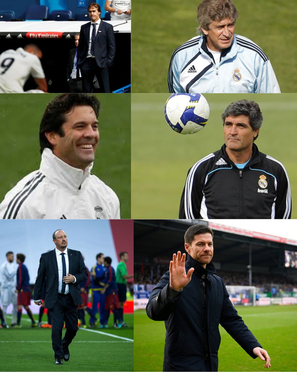 Touch_LineTalks's tweet image. ⏳ Shortest Madrid Coaching Terms (2005–2026)

🕒 Julen Lopetegui — 4 months (2018)

🕒 Santiago Solari — 5 months (2018–19)

🕒 Rafa Benítez — 6 months (2015–16)

🕒 Juande Ramos — 6.5 months (2008–09)

🕒 Xabi Alonso — 7 months (2025–26)

🕒 Manuel Pellegrini — 11 months…