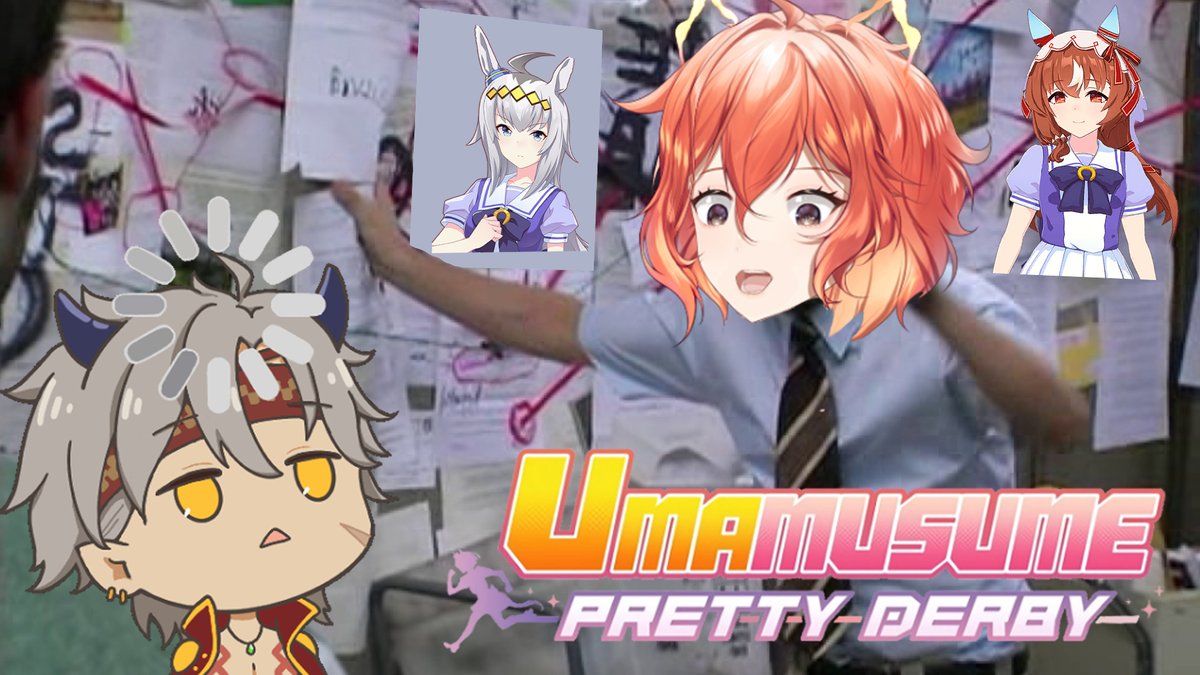 Tonight <a href="/HaruNishimuraCh/">Haru Nishimura ⭐ 🐶</a> will be teaching me how to play umamusume properly, pray for his sanity.

Stream on YT and Twitch at 10PM #umamusume