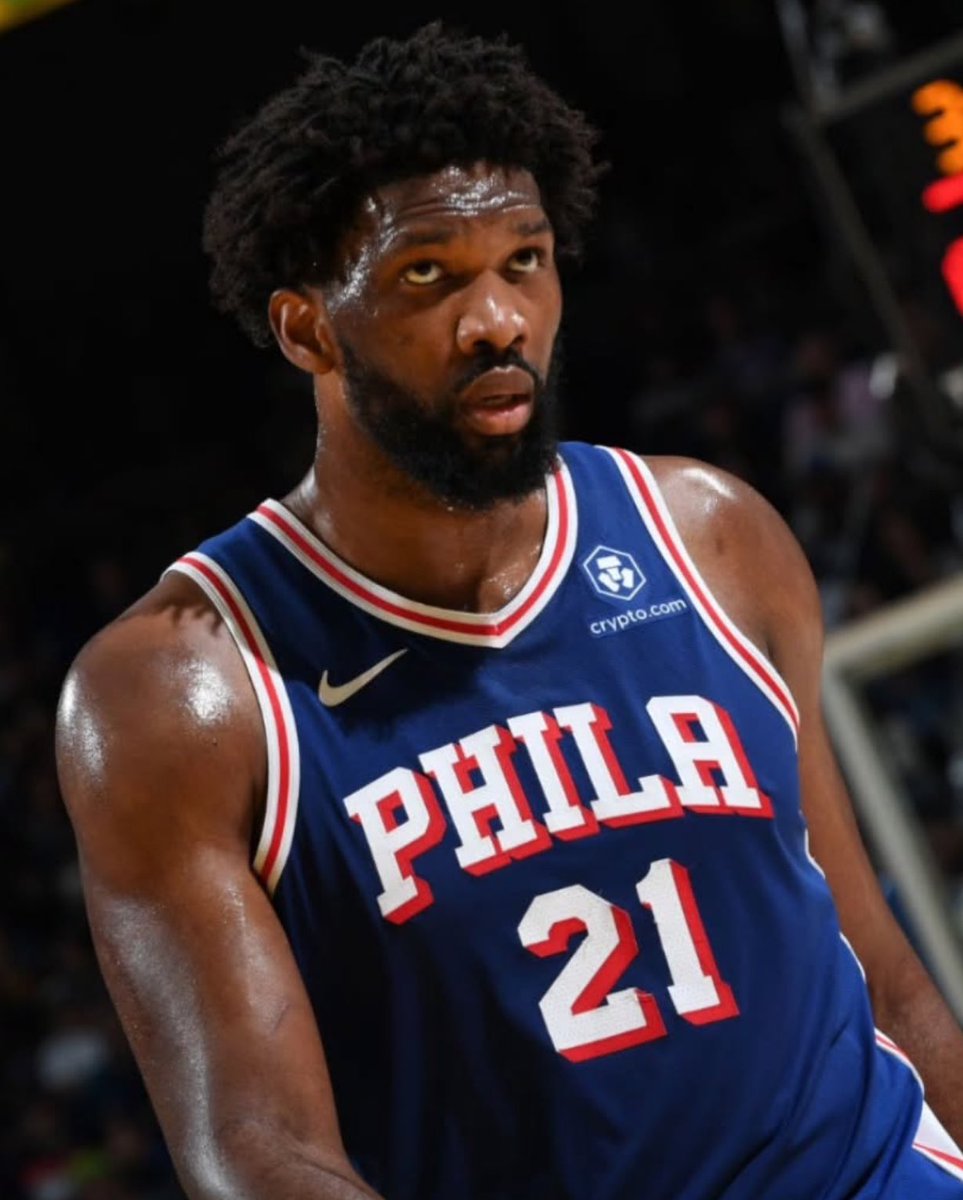 TheHoopCentral's tweet image. Joel Embiid tonight:

27 Points
8 Rebounds 
4 Assists 
2 Steals
9/17 FGM
+12 +/-
36 Minutes