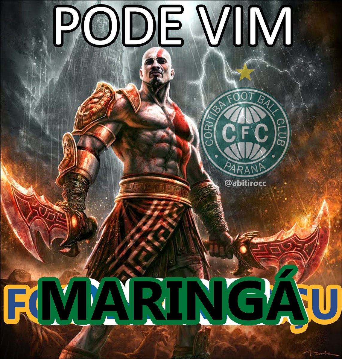 Dia do time principal do Coxa finalmente, impossível a gente perder hoje