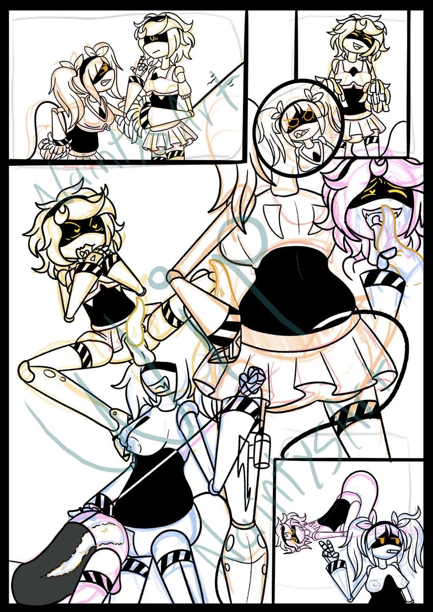 Soo um... someone want Codegold? hehehe This was a request from a discord server am in

#murderdrones #Codegold #SerialDesignationJ #SerialDesignationN #NSFW