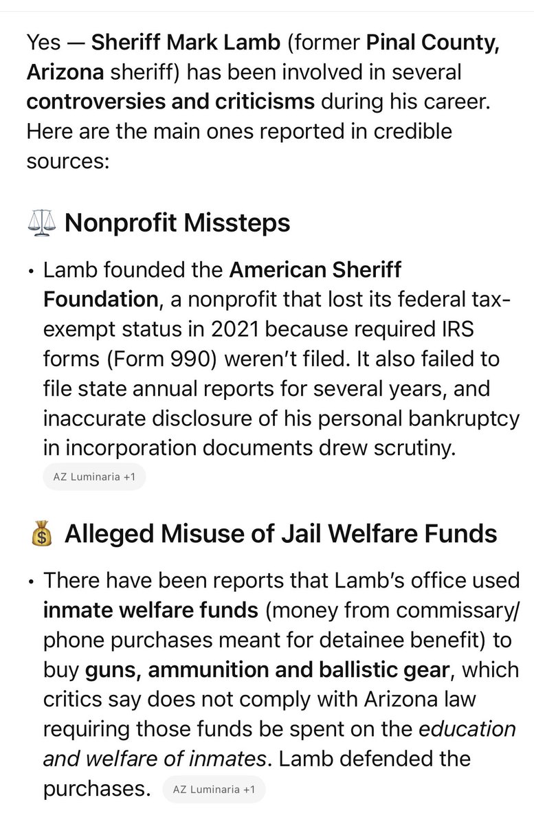 <a href="/sherifflamb1/">Sheriff Mark Lamb</a> You shouldn’t be throwing stones…… Sheriff Shady