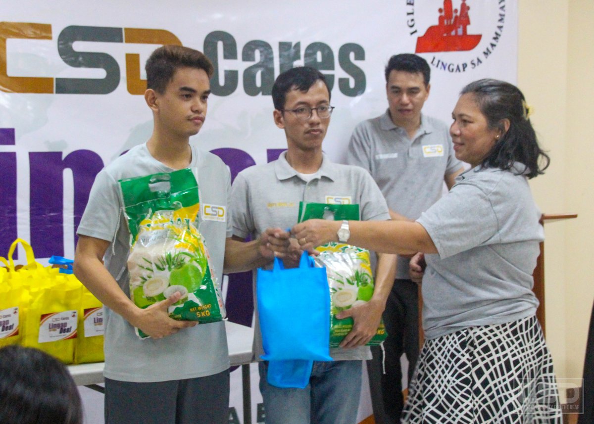 CFO_CSD's tweet image. METRO MANILA EAST -  Loved and uplifted 🤍
Lingap sa mga Deaf brought joy, care, and faith to members of the Christian Society for the Deaf ✨