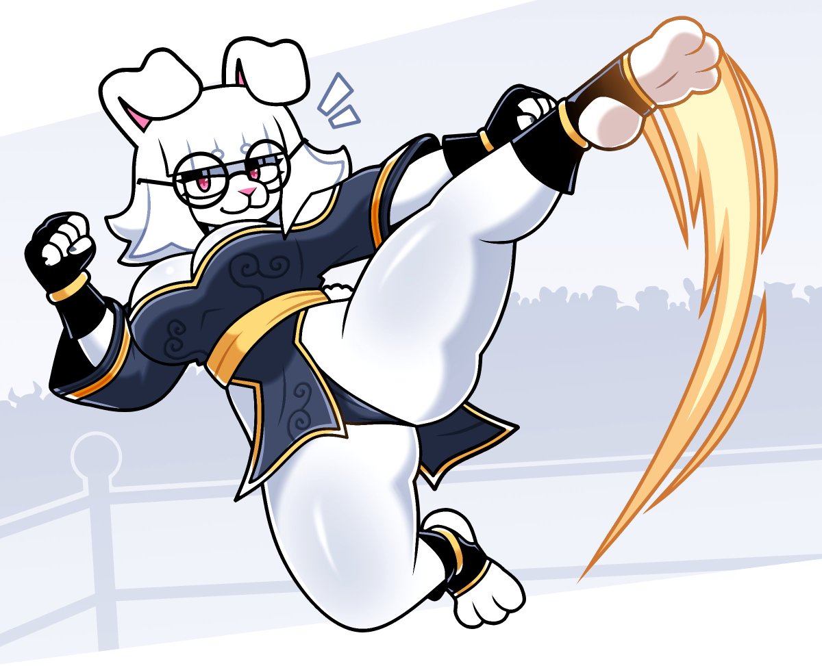 LornaIIa's tweet image. Gold fighter bunyu🪙