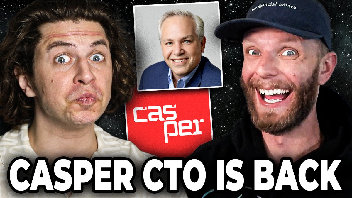 ⚡️ N E W  S H O W ⚡️

Casper CTO Michael Steuer Is Back! Network Upgrades, 2025 Overview, AmeriCorp, &amp; Exchange Listings!

youtu.be/Z8jbomcxE_8?si…

⚡️⚡️⚡️⚡️⚡️⚡️⚡️⚡️⚡️⚡️