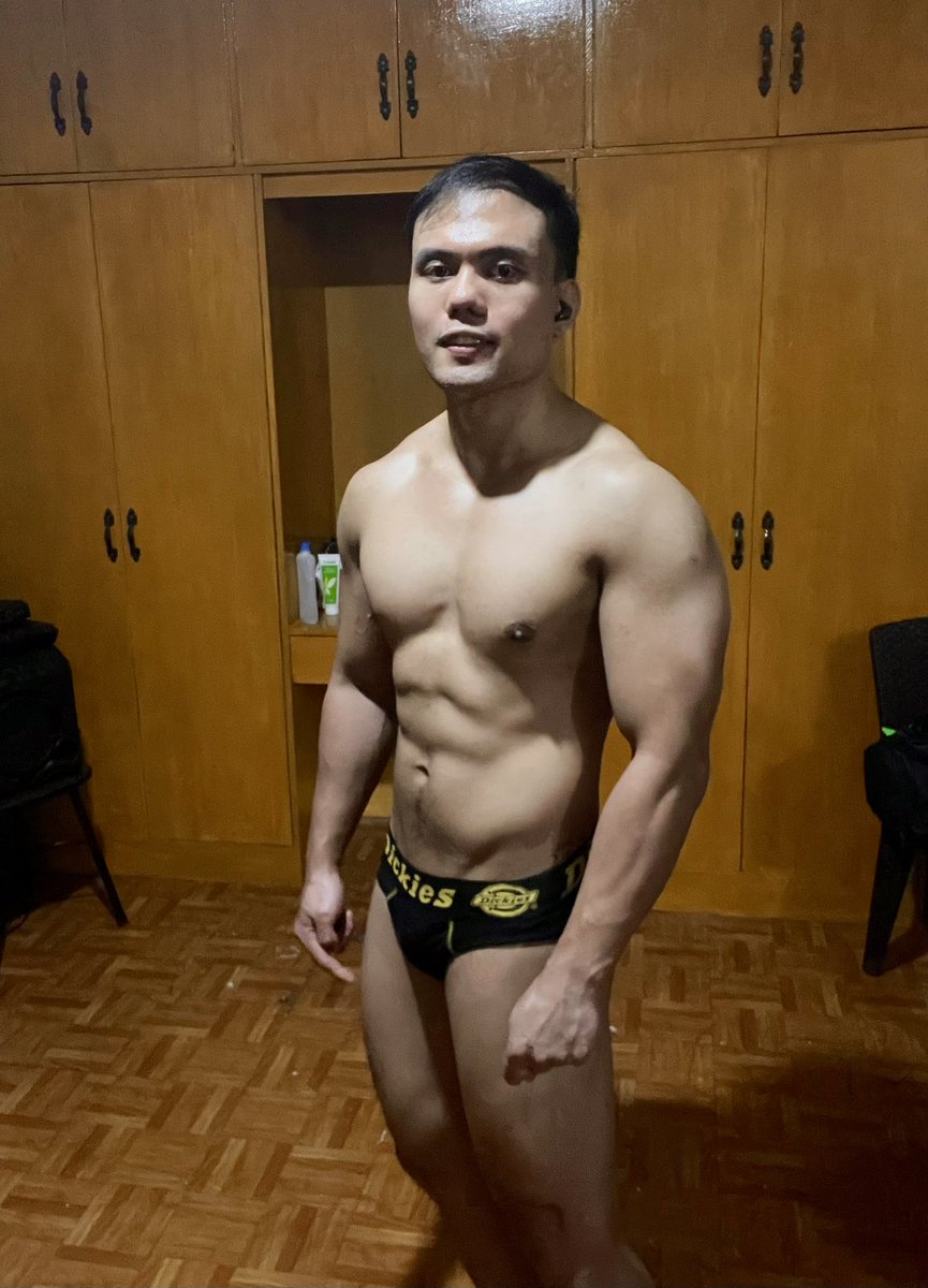 Just found out that my room has good lighting. 💪🏼🔦

PS: Not really confident about wearing trunks. 😳