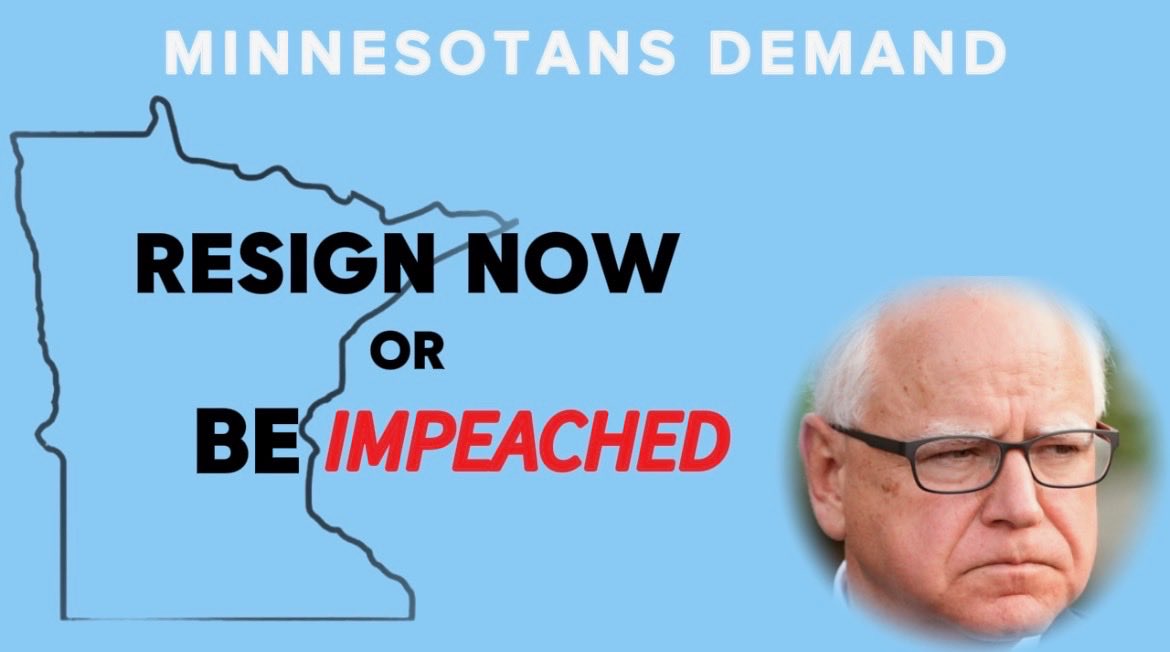 Articles of Impeachment have been drafted.
<a href="/GovTimWalz/">Governor Tim Walz</a>