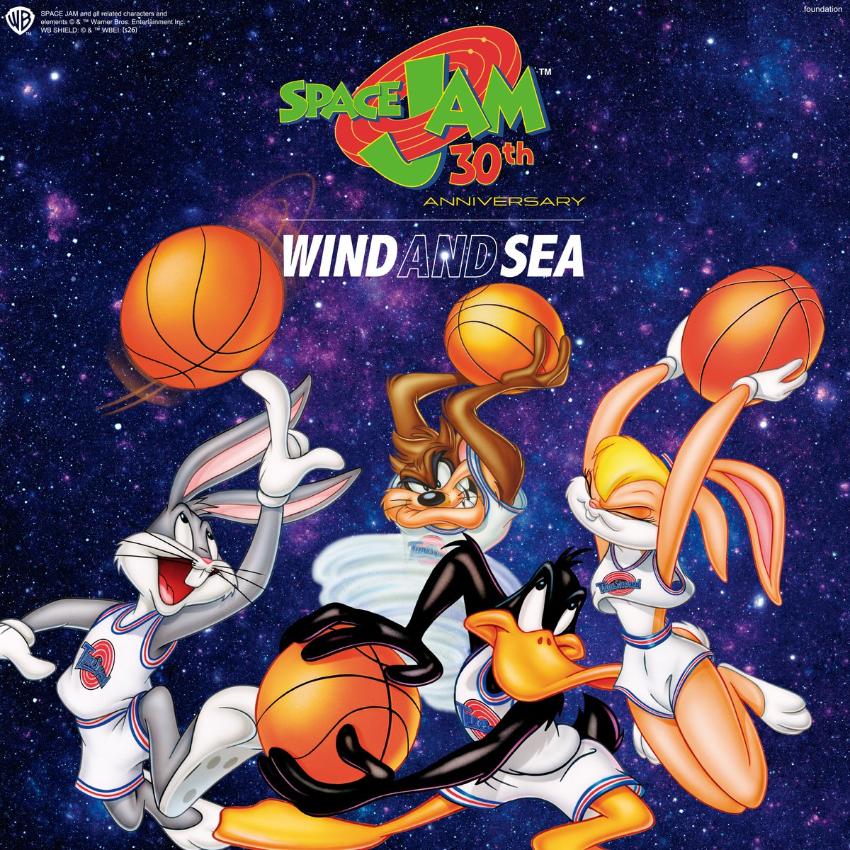 本日開催?】WIND AND SEA×SPACE JAM POP UP STORE ＃SPACEJAM と 