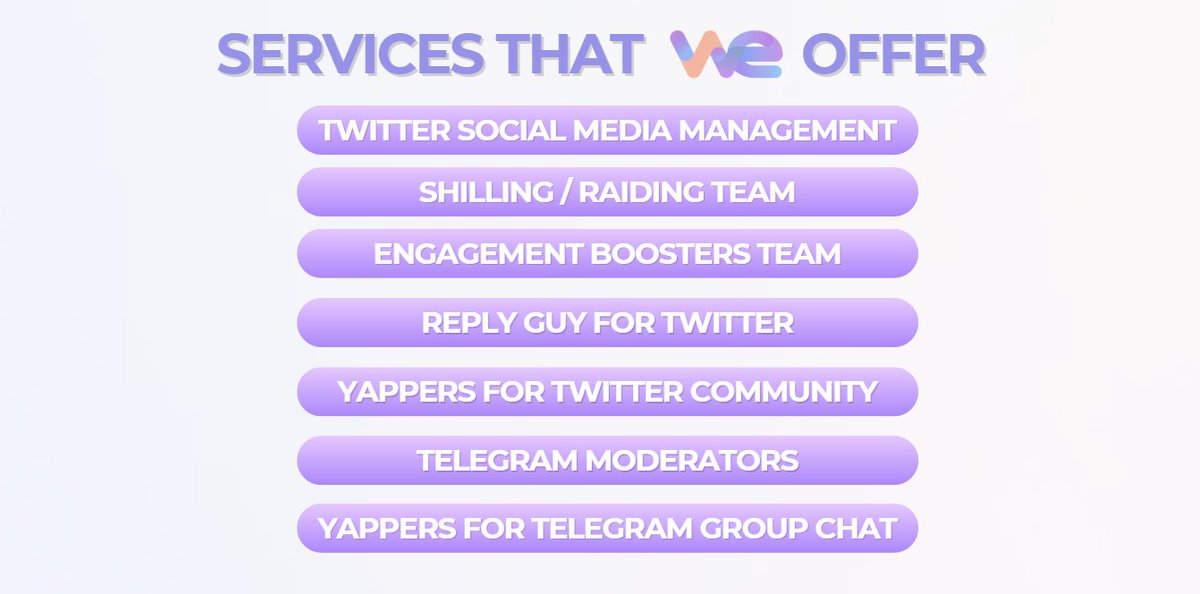 We Engage: SMM Services tweet media