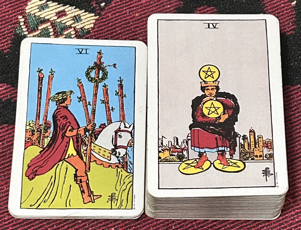 1月14日をウエイト版タロットで占うぞ♪ 👻神楽先輩の独り言カード 顕現・コインの4番 潜在・ワンドの6番 節約はまだ良い。 ケチは残念よね？  特にさ、 今日はパーっと遊ぼうぜ👍 って、 そんな時にお金ないから遠慮❌ って、 なるやつ大嫌い💔 それなら来るなよって本気 ...