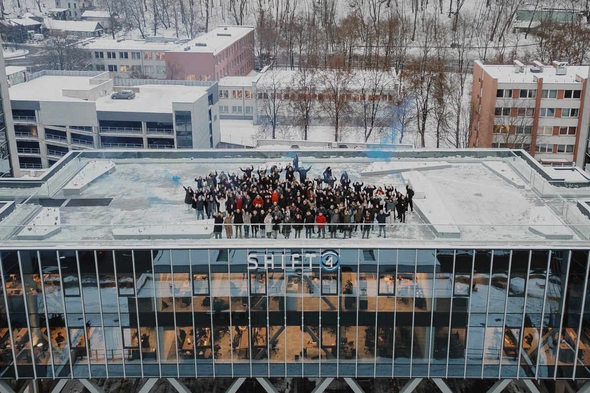 Shift4's tweet image. Our Vilnius, Lithuania office continues to grow as one of Shift4’s key technology centers in Europe.

Last week, we celebrated this expansion with a ribbon-cutting to unveil the newly expanded office space that now spans over 7,000 sqm and supports 750+ team members. 🚀