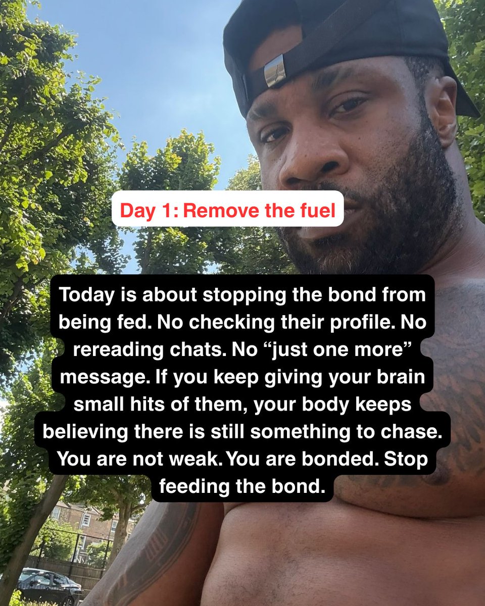 bossofpnk's tweet photo. Detachment is not about shutting down. It is about protecting your peace without losing your heart.
This 3 day plan is for gay men who are tired of overgiving, overthinking, and feeling emotionally drained, but still want connection, softness, and self respect. https://t.co/bhxfFtU48k