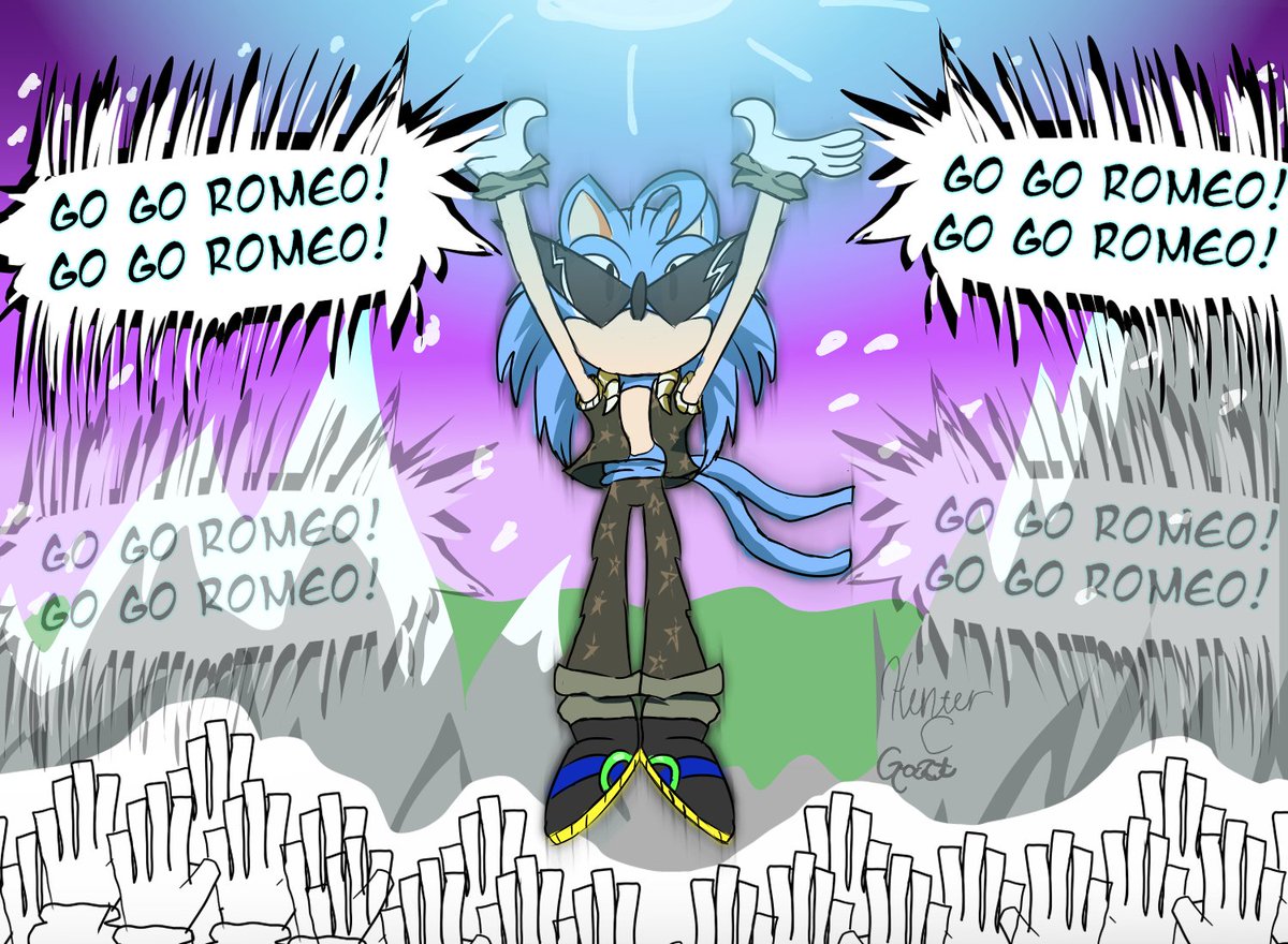 HunterInkling's tweet image. Here is Fan art i made for you Romeo hope you like it