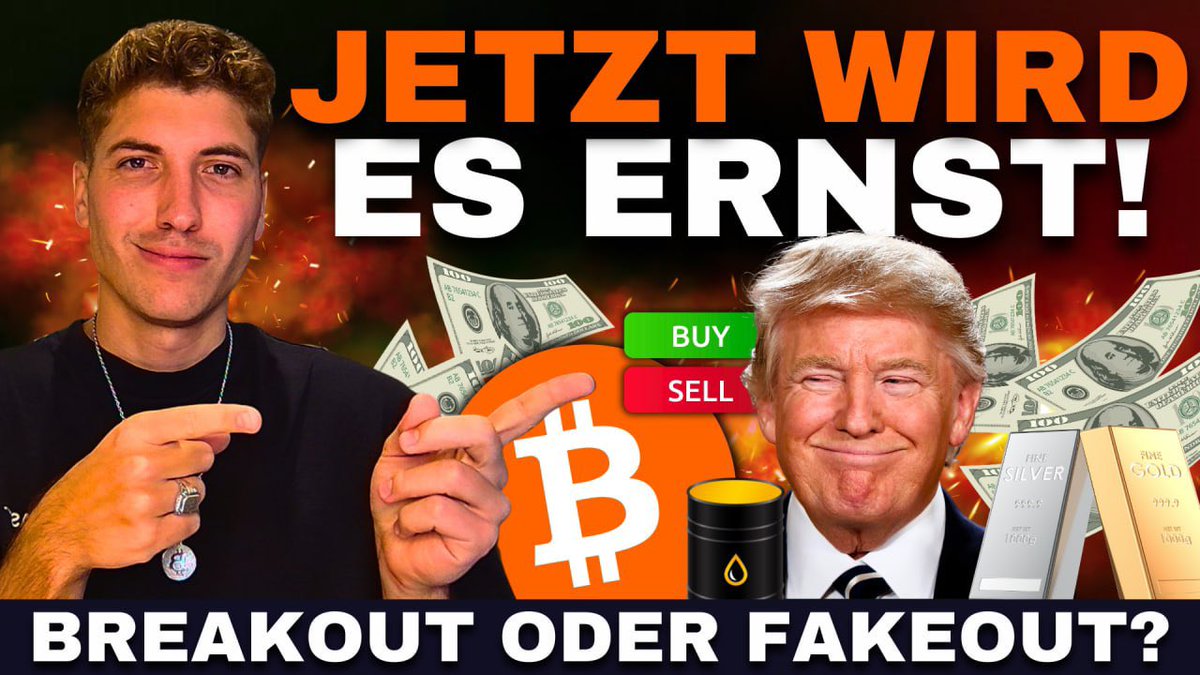 🚨 JETZT wird es ernst für Bitcoin. Der Kurs steht direkt vor dem Ausbruch  und die US-Inflationsdaten könnten der entscheidende Zünder sein. ➡️ In der  heutigen Analyse: • Breakout oder Fake? Die