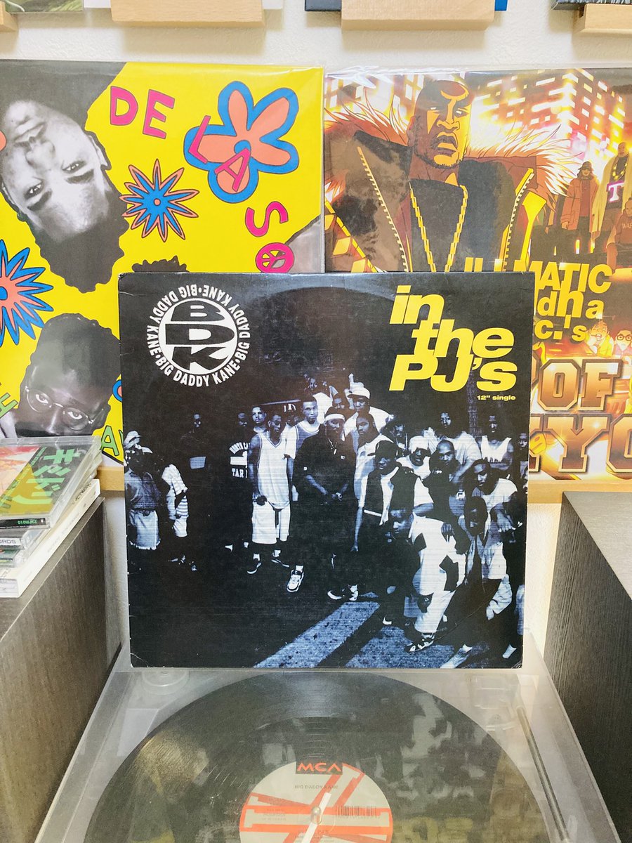 レコード　ヒップホップ BIG DADDY KANE「IN THE PJ'S」レコード。ヒップホップ詳しくないけど