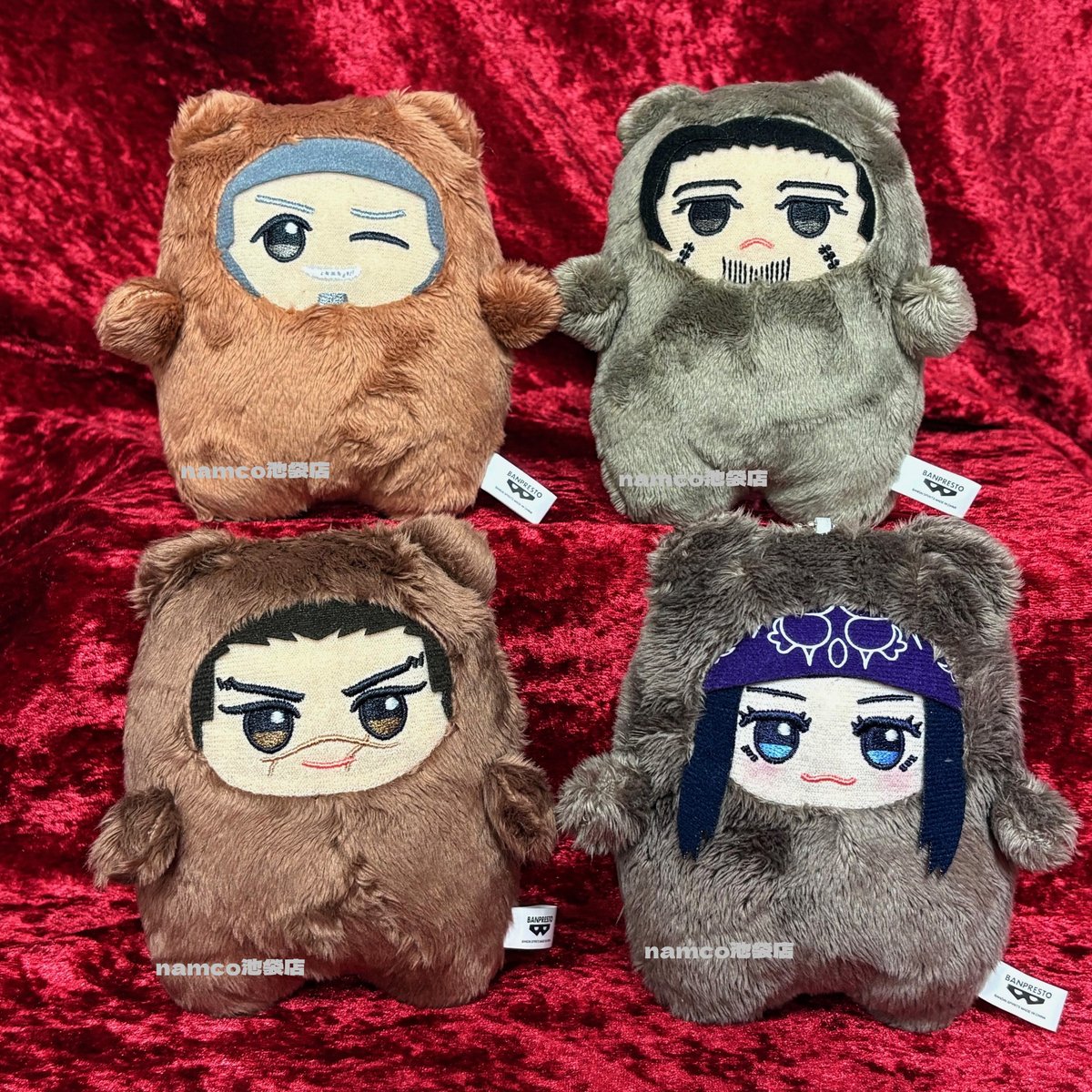 📢景品情報📢 『ゴールデンカムイ もふめ～と ベアーぬいぐるみvol.1