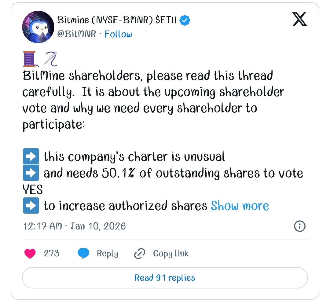 $14B and climbing! BitMine Immersion Technologies now controls ~3.45% of  the total #Ethereum supply, with total crypto + cash holdings exceeding $14  billion positioning itself as one of the biggest institutional $ETH