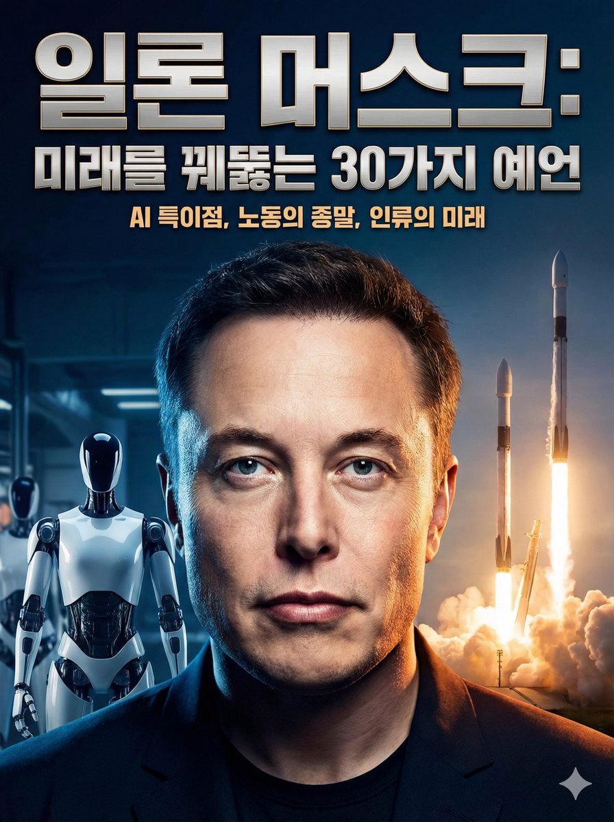 radiant573's tweet image. ⚡ 일론 머스크 : 미래를 꿰뚫는 30가지 예언

 * 화이트칼라의 종말: 화이트칼라 일자리는 곧 사라질 것이다.

 * 의사 직업의 위기: 의사가 되지 마라. 3년 내에 휴머노이드(옵티머스)가 세계 최고의 외과 의사보다 수술을 더 잘하게 된다.

 * 저축 무용론: 미래를 위해 저축하지 마라. 보편적…