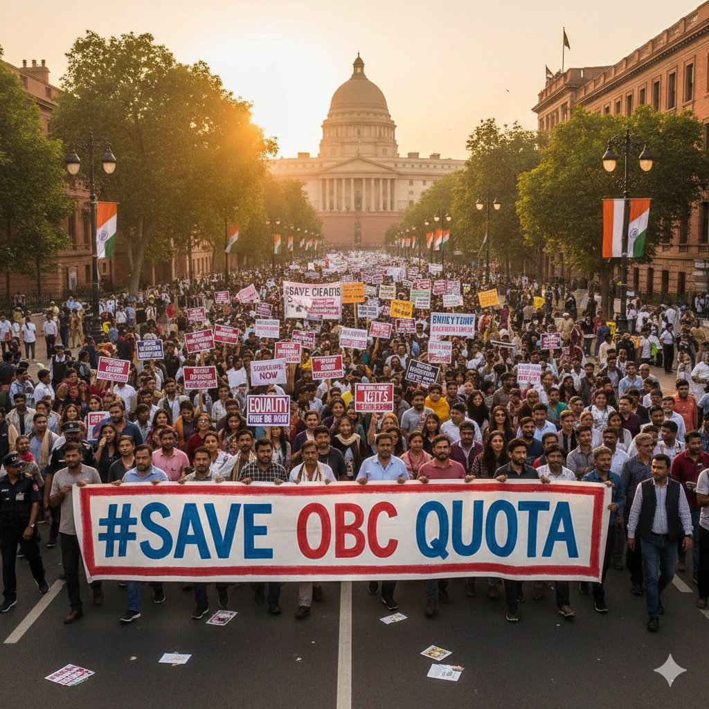 भर्तियों में रोस्टर के नाम पर OBC वर्ग के साथ भेदभाव क्यों? LDC और 2nd ग्रेड शिक्षक भर्ती में आरक्षण के नियमों की धज्जियाँ उड़ाई जा रही हैं।
CM <a href="/BhajanlalBjp/">Bhajanlal Sharma</a> जी से आग्रह है कि इस मामले में तुरंत हस्तक्षेप करें और युवाओं को उनका हक दिलवाएं।
#Save_OBC_Quota #JusticeForOBC