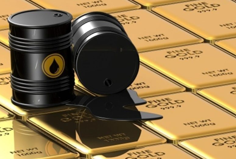انخفاض أسعار الذهب وارتفاع النفط عالميا 