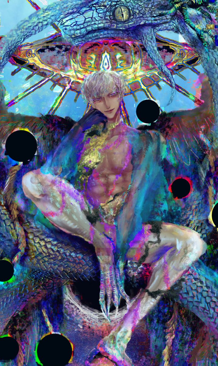 そしてウラノスが出てくる絵はじわじわ進めてこんな感じです。あとで仕上げてくるよ。

もう一枚描かなきゃならんが、絶対外せない要素の背景だけ出来て、キャラとか何をどう置くか決まってないですね〜。
ちょっとアイデア練ってくる。まじ浮かばんけど背景できてるし絶対なんとかなると自負してます