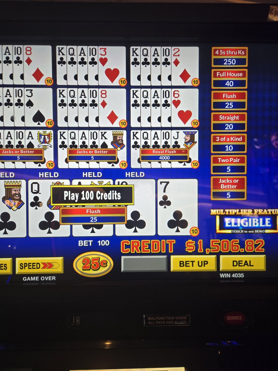 Got some b-day run good,3 hand pays,hit a royal and bagged the 1100 platinum stack on one bullet <a href="/HardRockHolly/">Seminole Hard Rock Hollywood</a>